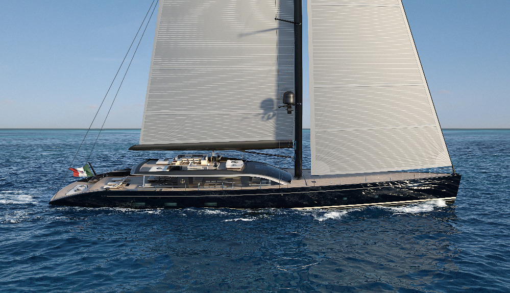 Image for article Perini Navi presents new Falcon Rig Gallery at the Monaco Yacht Show