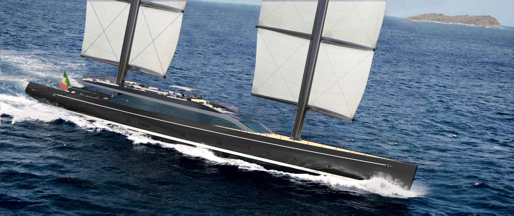 Image for article Perini Navi presents new Falcon Rig Gallery at the Monaco Yacht Show