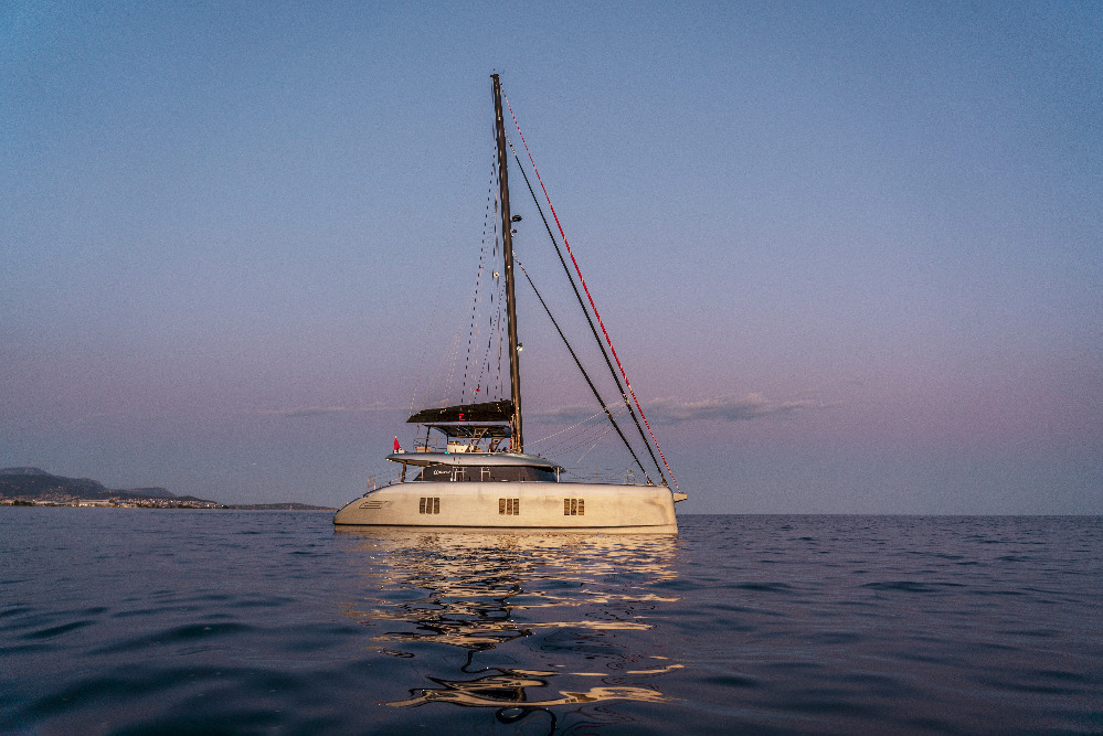 Image for article Catamaran hints at path to full-electric