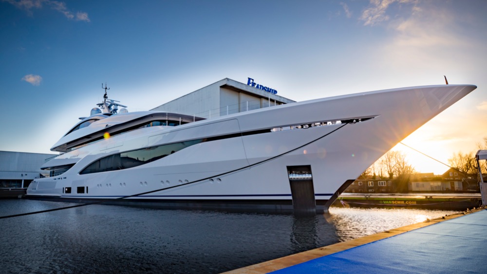 Image for article Feadship celebrates launch of 75m Arrow