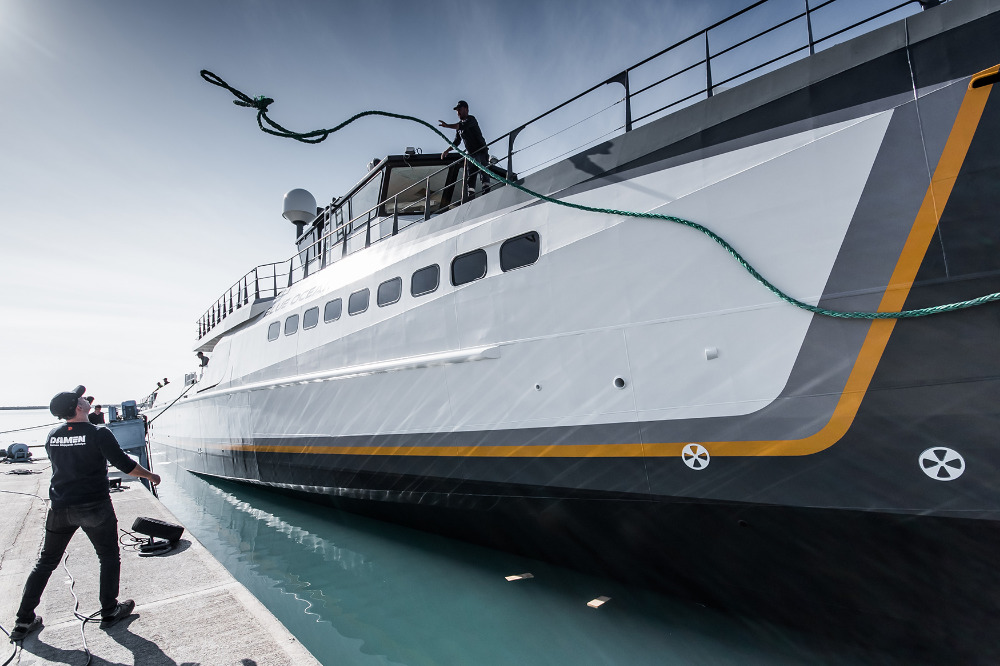 Image for article Damen launches 55m 'Blue Ocean'