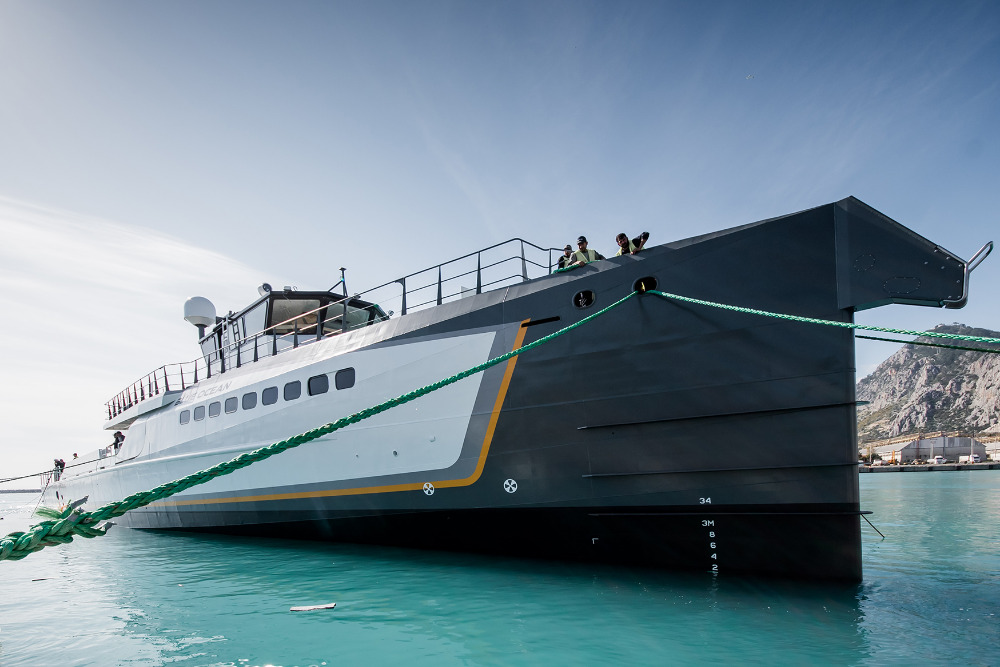 Image for article Damen launches 55m 'Blue Ocean'