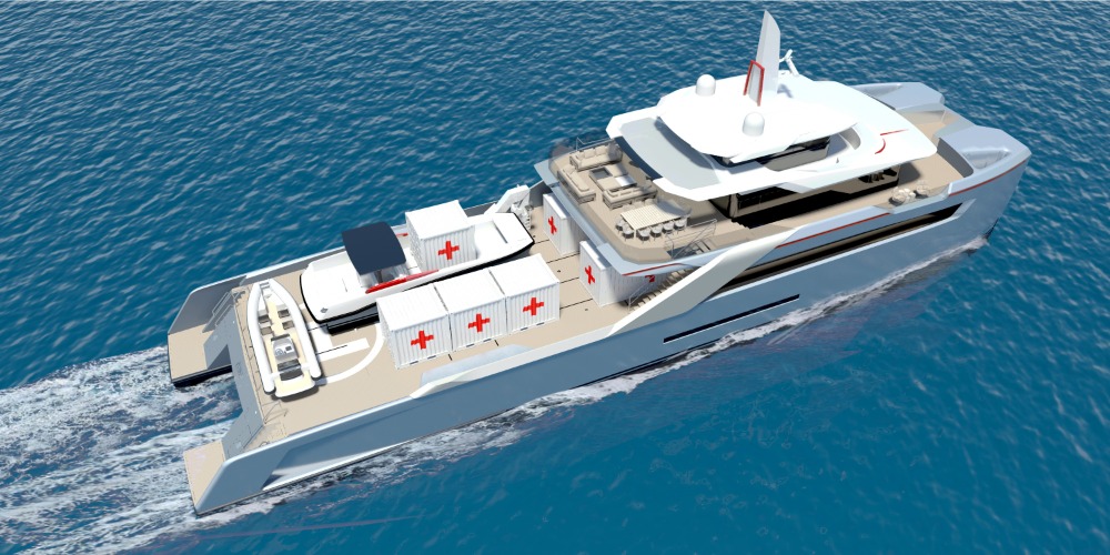 Image for article Echo Yachts releases humanitarian support vessel design