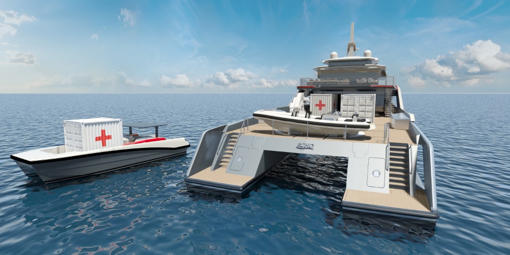 Image for article Echo Yachts releases humanitarian support vessel design