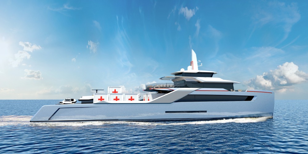 Image for article Echo Yachts releases humanitarian support vessel design