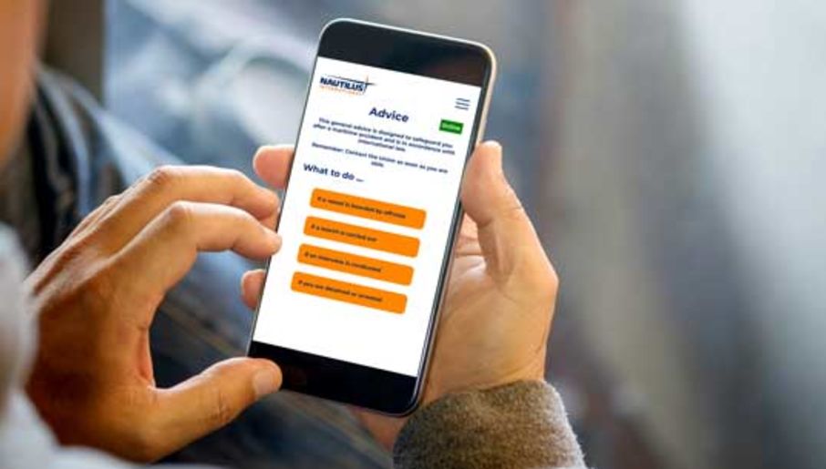 Image for article Nautilus launches app to support fair treatment of seafarers