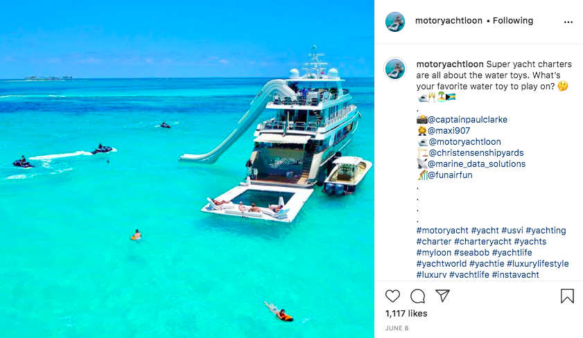 Image for article The superyacht Instagram generation