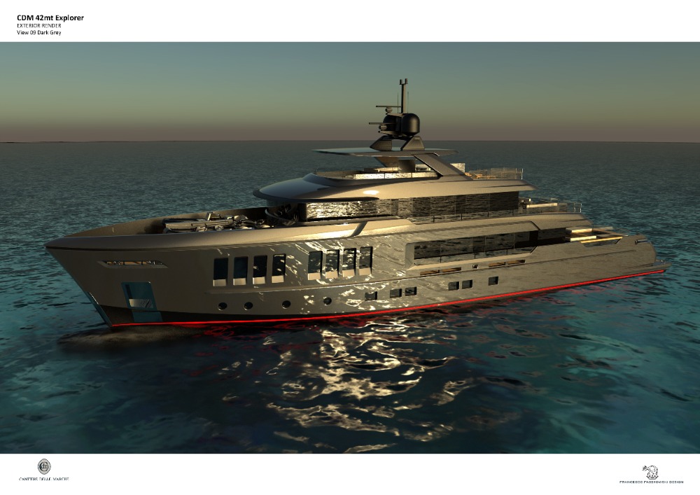 Image for article Cantiere delle Marche reveals new range of explorer yachts