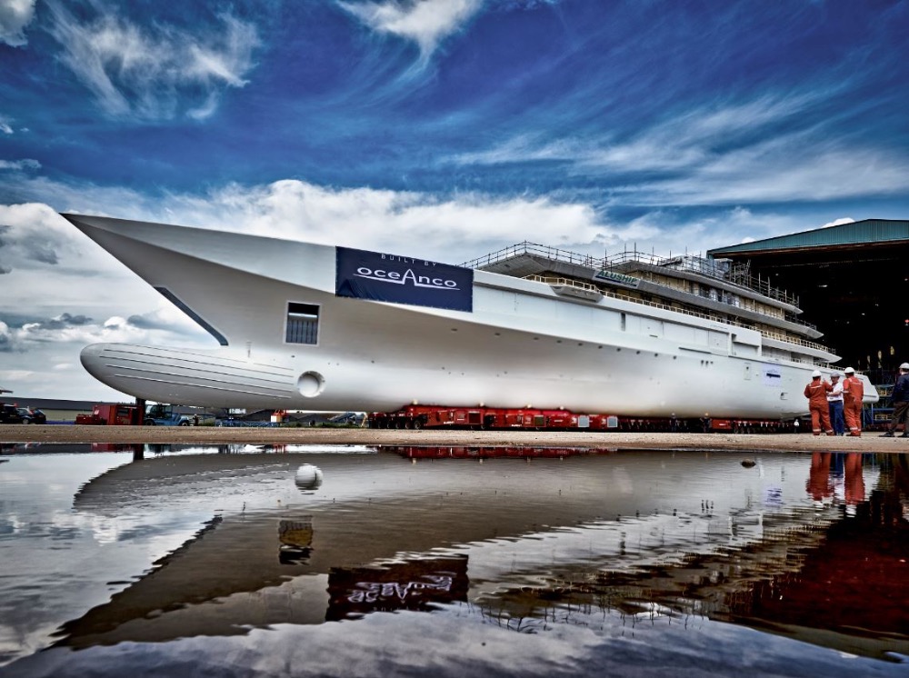 Image for article Oceanco’s latest project enters outfitting stage