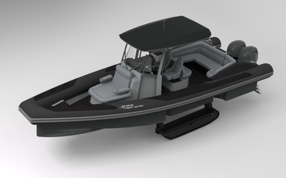 Image for article Iguana Yachts announces latest amphibious RIB model