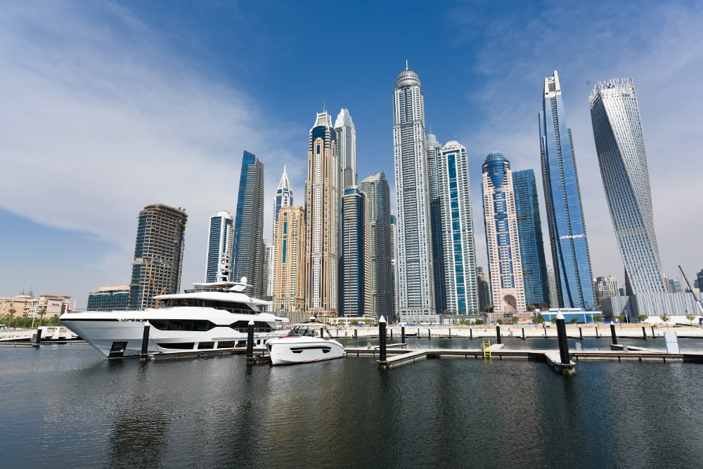 Image for article Dubai Harbour Marina welcomes first superyacht