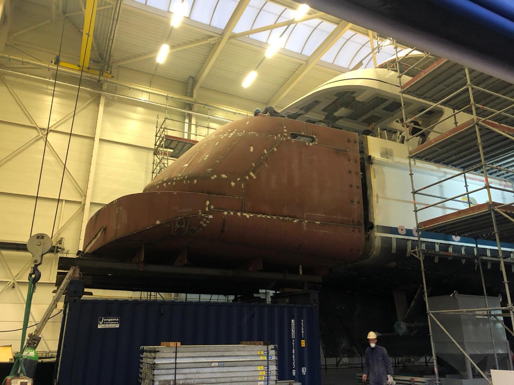 Image for article Huisfit completes refit of M/Y Broadwater