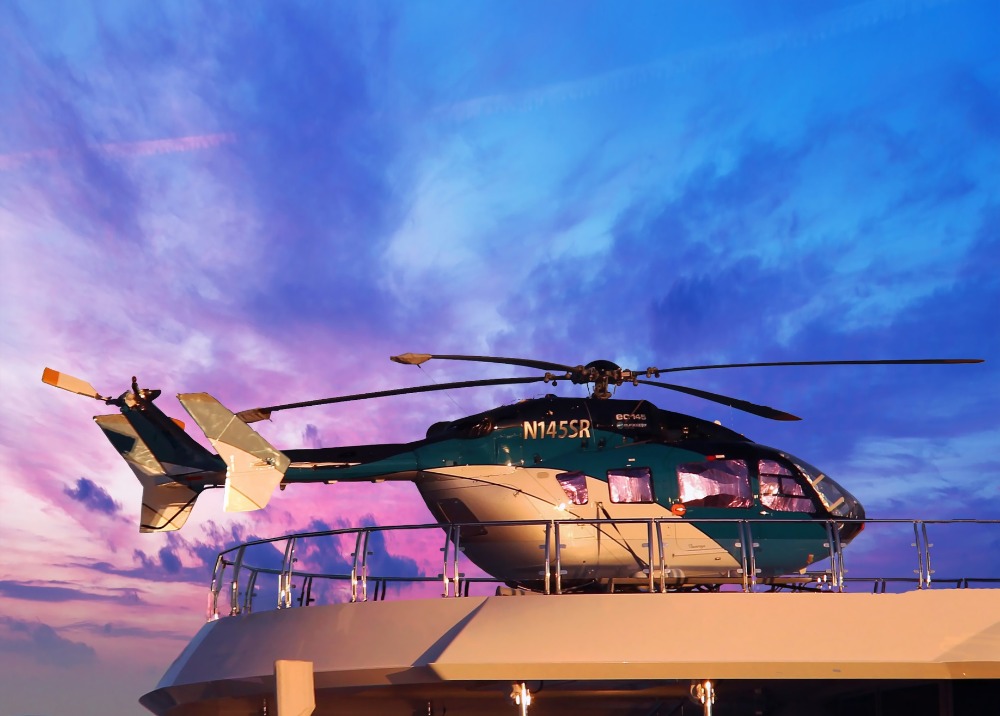 Image for article Safe use of helicopters on board superyachts