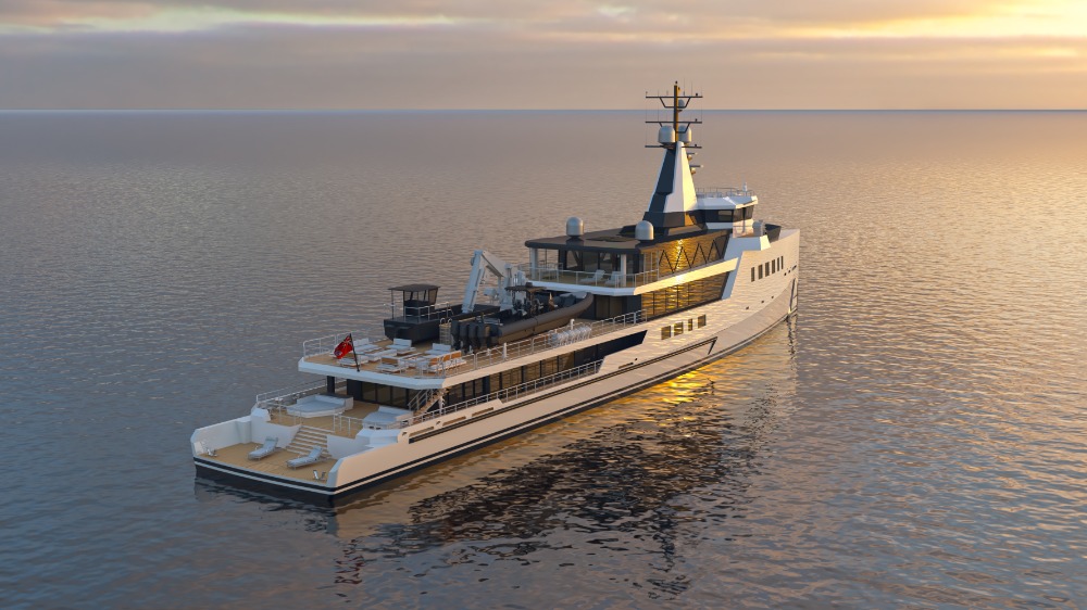 Image for article Damen Yachting sells 72m hybrid expedition yacht