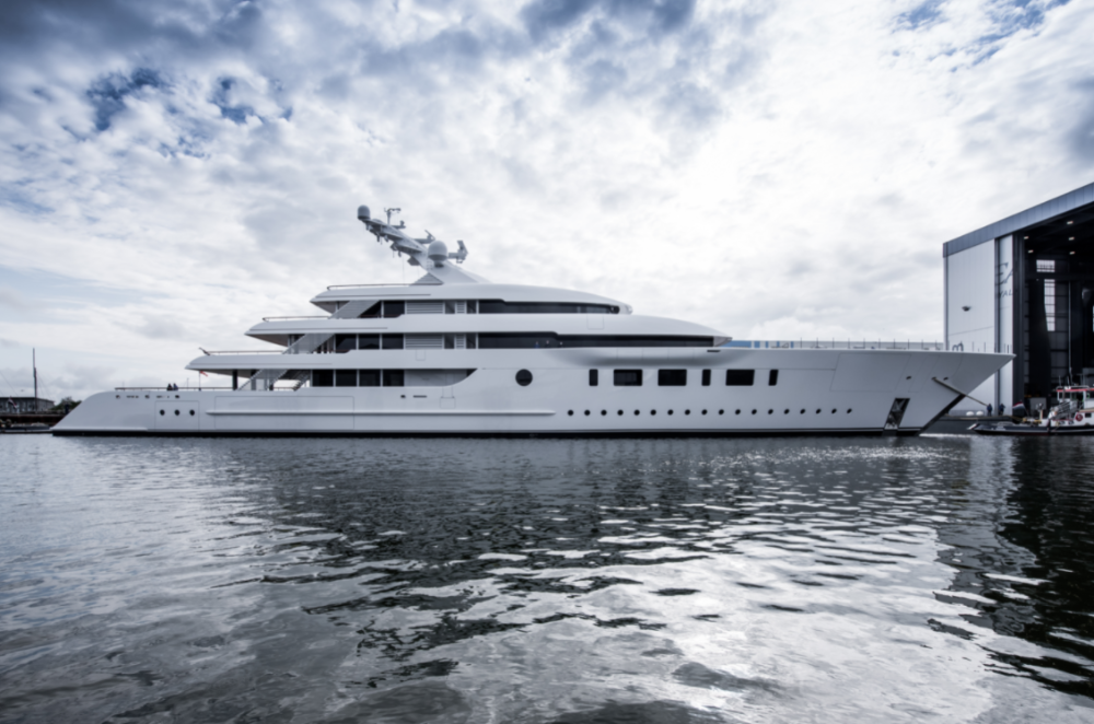 Image for article Feadship celebrates launch of 95m Bliss 