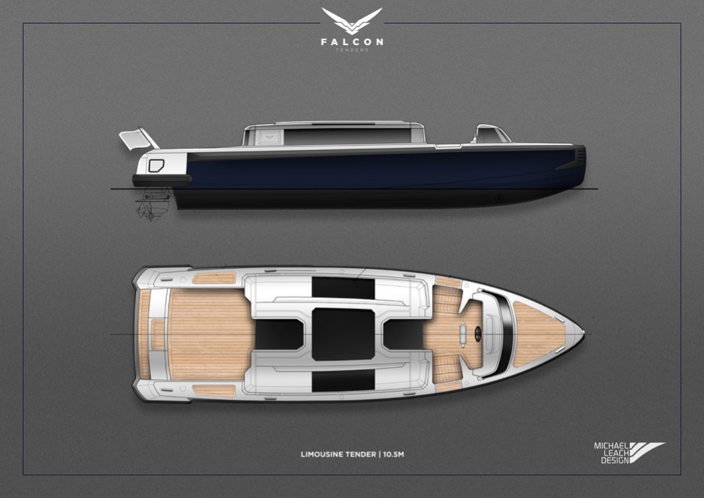 Image for article Falcon Tenders releases raft of superyacht design collaborations