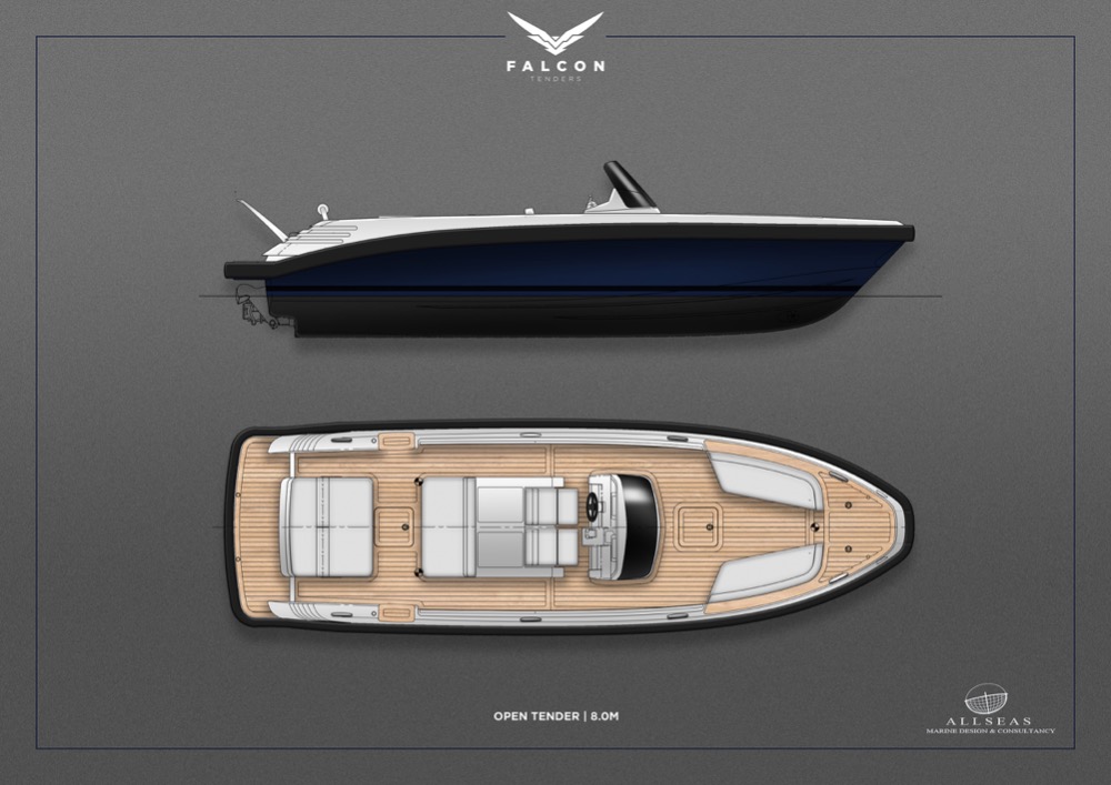 Image for article Falcon Tenders releases raft of superyacht design collaborations