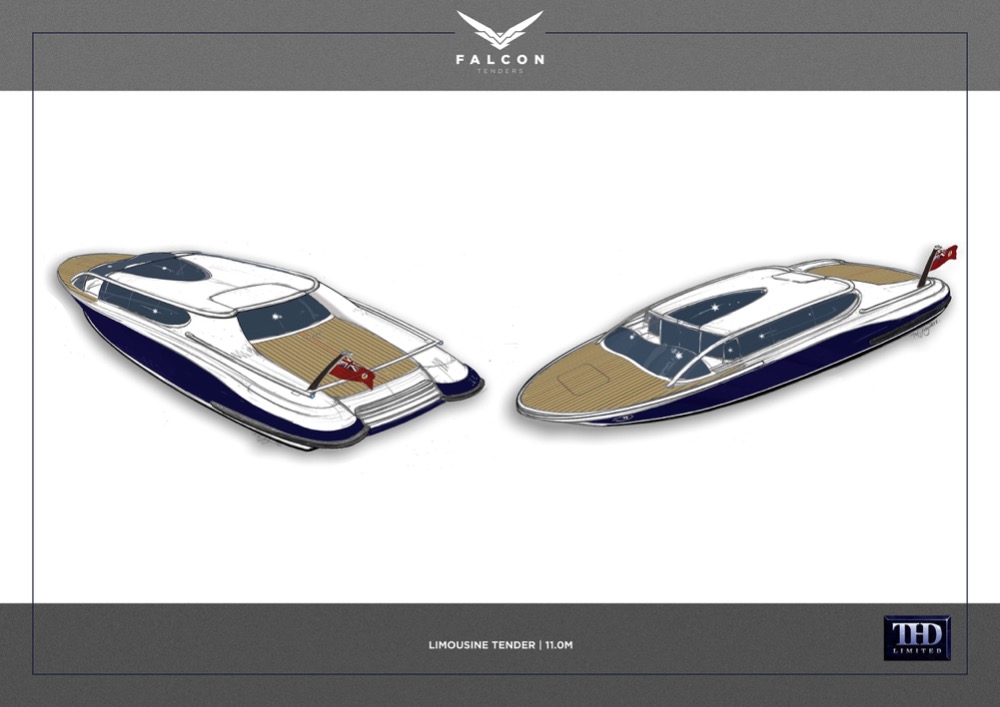 Image for article Falcon Tenders releases raft of superyacht design collaborations