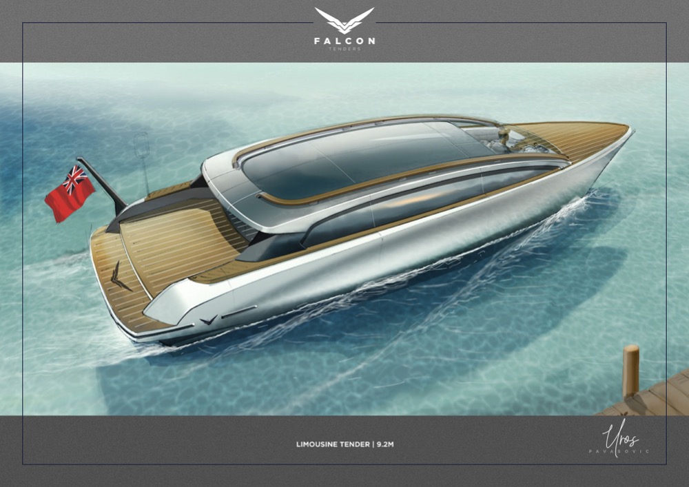 Image for article Falcon Tenders releases raft of superyacht design collaborations