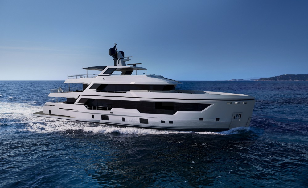 Image for article Rosetti Superyachts lays keel of its second 38m Explorer Yacht