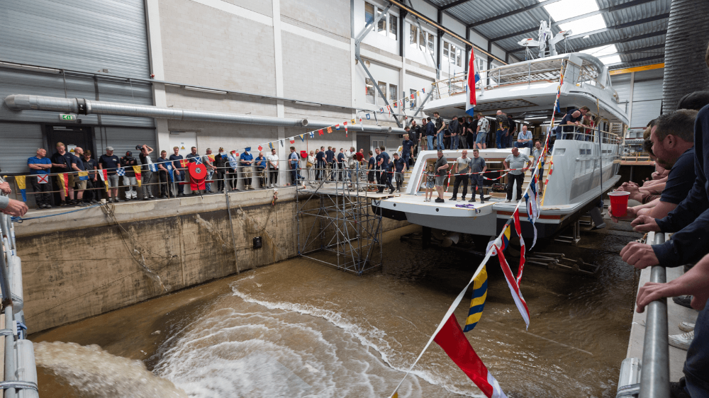 Image for article Mulder launches fifth ThirtySix series superyacht