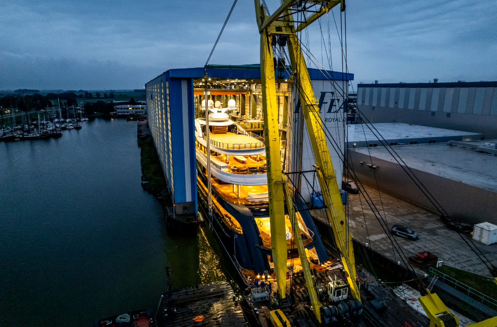 Image for article Feadship launches 118m project 1010