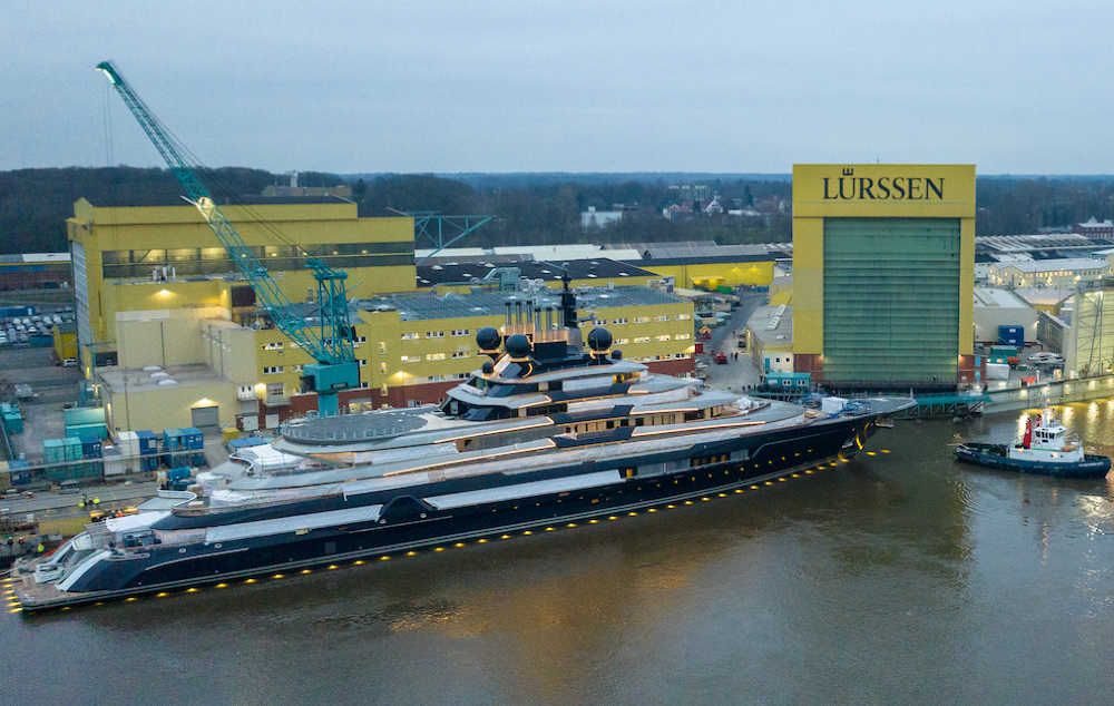 Image for article Lurssen launches two superyachts in one week