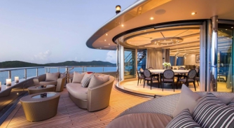 Image for Top stories 2022: Lunch on board the 60m M/Y Slipstream