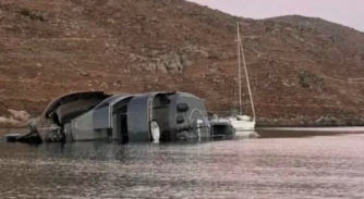 Image for 49m 007 sinks in Greece